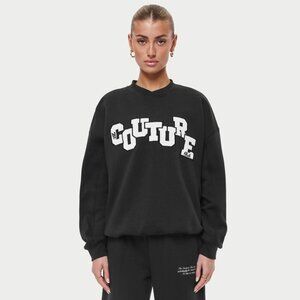 NWT The Couture Club Members Only Embroidered Graphic Sweatshirt Size XS